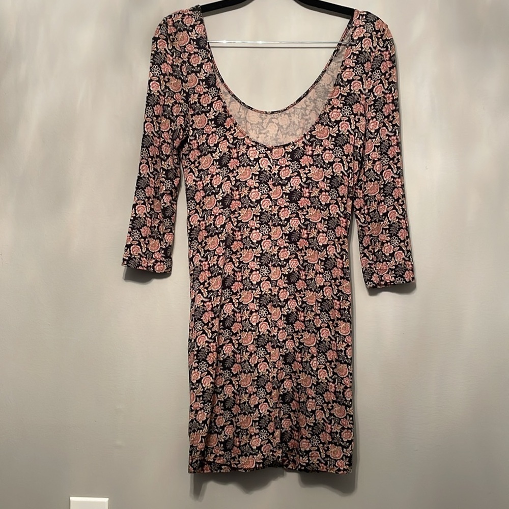 FREE PEOPLE INTIMATELY FLORAL DRESS SIZE M - Picture 3 of 5